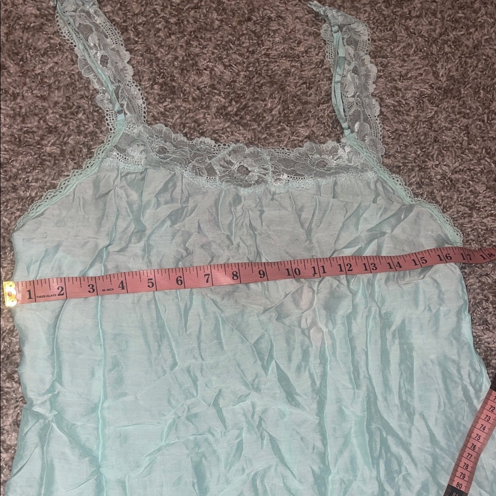 Victoria's Secret Light Blue Chemise 16% silk - Picture 5 of 9
